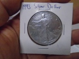 1993 1oz Fine Silver American Eagle