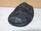 Leather Harley-Davidson Hat