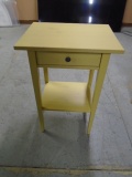 Solid Wood Painted Night Stand w Drawer