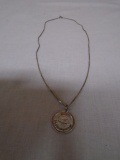 19in Sterling Silver Necklace w/ Pendant
