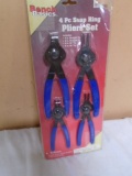 4pc Set of Snap Ring Pliers