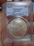 2005 P-Mint John Marshall Silver Dollar