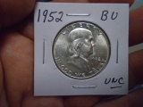 1952 Silver Frankli Half Dollar