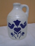 Vintage Harris Pottery Glazed Crock Jug