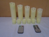 2 Sets of Flameless Candles w/ Remotes