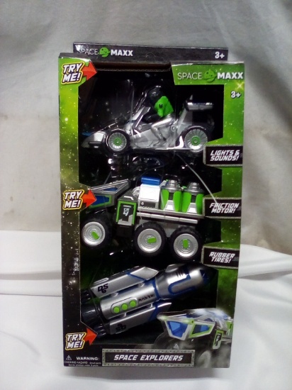 Space Maxx 3Pc Space Explorers Set w/ Lights and Sounds for Ages 3+