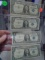 Group of (4) 1957 One Dollar Silver Certificates