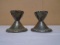 Set of Sterling Silver Candle Holders