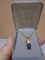 Beautiful Ladies 18kt Over Sterling Necklace & Pendant & Stones