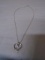 18in Sterling Silver Necklace w/ 10k Heart Pendant