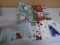 2 Christmas Table Clothes & 4 Christmas Kitche Towels