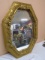 Vintage Orante Wood Framed Wall Mirror