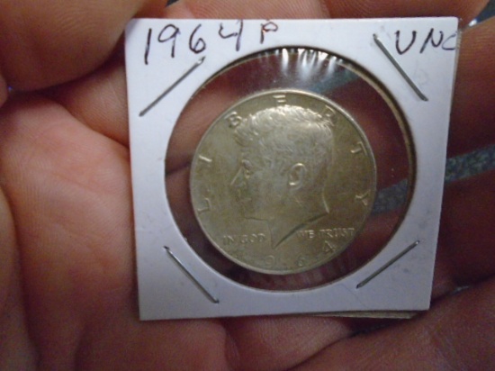 1964P Mint Silver Kennedy Half Dollar