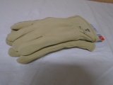 Brand New Pair of Men's Water Resistant Deer Skin Leather Insulated Gloves