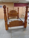 Queen Size 4 Poster Bed Complete