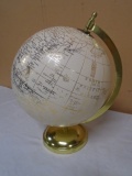 Gold Tone World Globe