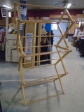 Fold-Up Wooden Drying Rack