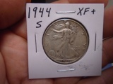 1944 S Mint Silver Walking Liberty Half Dollar