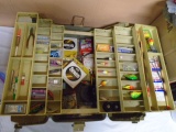 Large Tackle Box Filled w/Tackle and Lures