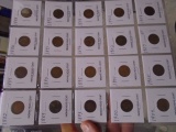 Group of 20 Assorted Date Indian Head Cents
