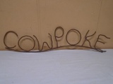 Iron Cowpoke Wall Art