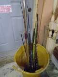 Large Group of Assorted Fishing Poles