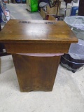Wooden Kitchen Trash Can