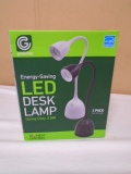 2 Pack of Greenlite LED Desk Lamps