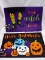 Halloween floor mats x2 purple, x2 black