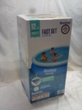 Bestway 12’Wx30”D Fast Set Fill and Rise Swimming Pool
