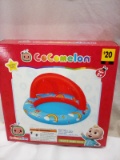 Cocomelon inflatable shaded baby pool 39.4in by 26in