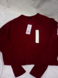 women size small Berry red wild fable sweater