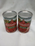 Contadina Diced Roma Tomatoes. Qty 2- 14.5 oz Cans.
