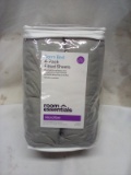 Room Essentials Dorm Bed 4-Pack Fitted Sheets. Microfiber. 39” x 80” x 13”