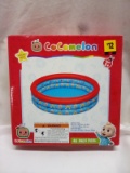 CoCoMelon 40.2”x40.2”x9.8” Childrens Inflatable Pool for Ages 2+