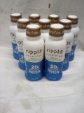 Pack of 9 Ripple Nutrition protein drink Vanilla 12 fl oz