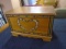Small Solid Wood Painted Storage Chest w/ Key