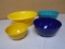 4pc Group of Composite Bowls