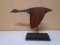 Wooden Flying Goose on Stand