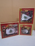 3pc Group of Spode Christmas Tree Pieces