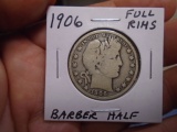 1906 Silver Barber Half Dollar