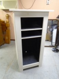 Solid Wood Painted Cabinet w/ Shelves