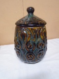 Beautiful Art Pottery Cookie Jar
