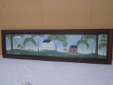 Panoramic Warren Kimble Framed Farmhouse Print