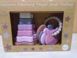 Silicone Stacking Tower & Teether Set