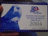 2004 US Mint 50 State Quarter Proof Set