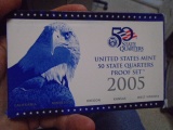 2005 US Mint 50 State Quarter Proof Set