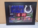 Indianapolis Colts Digital Wall Clock