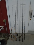 7pc Group of Rods & Reels