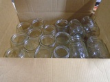 Large Group of Assorted Glass Canning Jars